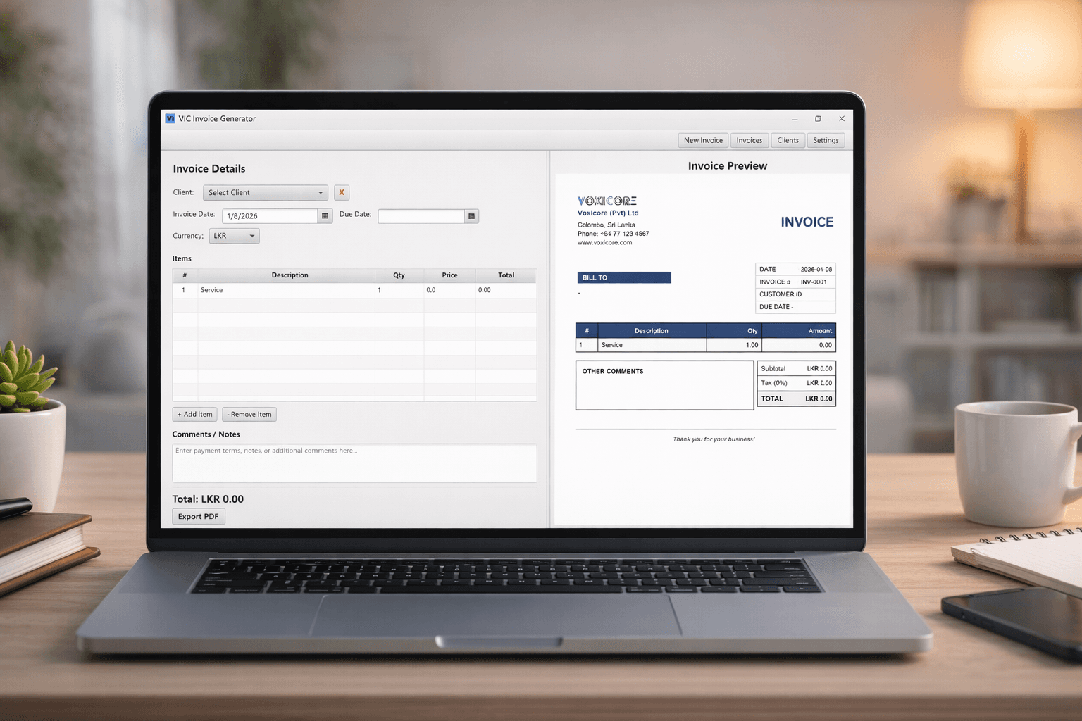 Invoice Generator