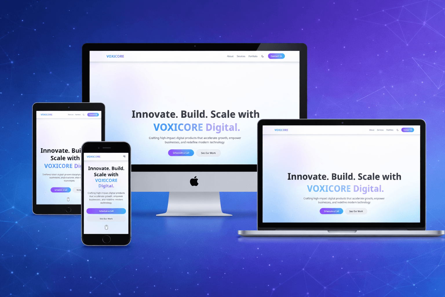 Voxicore Software Company Website